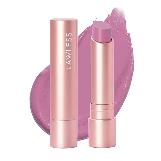 Lawless Forget the Filler Lip Plumping Line Smoothing Tinted Balm - Cupid - Premium Tinted Lip Balm with Natural Ingredients to Plump and Smooth Lips for a Firmer, Fuller Look - 0.09 oz