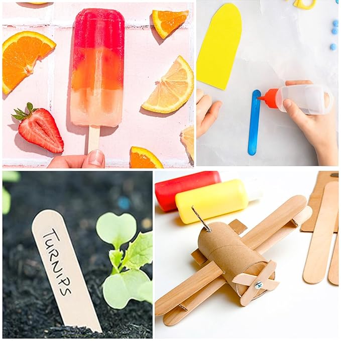 4 Style 500 Pcs Waxing Sticks Assorted Wax Applicator Sticks For Body Legs Face With Small Medium Large Sizes Wood Popsicle Sticks For Waxing Or Wood Craft Sticks