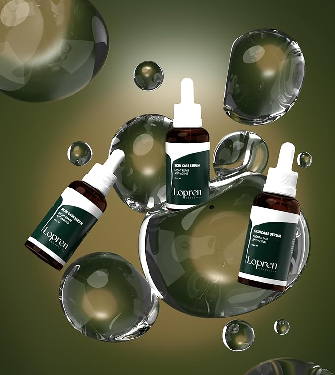 Night Repair Peptide & Botanical Extracts Serum, Anti-Aging, Deep Hydration & Skin Renewal, 1 Fl Oz