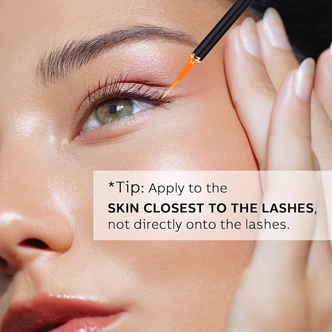 Eyelash Growth Serum, Eyelash Serum to Grow Lashes, Brow Growth Serum for Longer, Thicker and Stronger Lashes and Brows 5ml