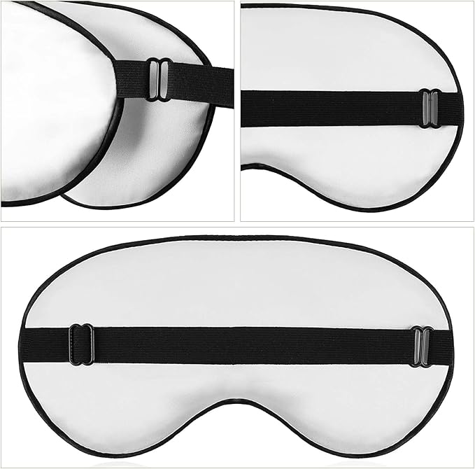 Custom Eye Mask Design Your Own Personalized Eye Shade Add Your Image Text Logo Light and Easy to Carry Effective Shadin Adjustable, SlateGray, 8.1"x4.1"