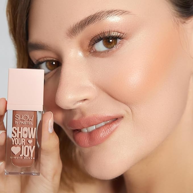 Show Your Joy Liquid Blush 54 | Bronze | Dewy Finish | Natural Looking | Clean Beauty | Moisturize The Skin Up to 24 Hours | Cruelty-Free | Natural and Fresh Looking | 0.141 fl.oz.