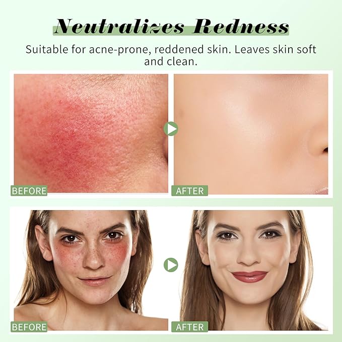 Color Correcting Cream Tinted Moisturizer, Makeup Primer for A Flawless, Smooth Canvas, Formulated with Centella Asiatica and Vitamin E