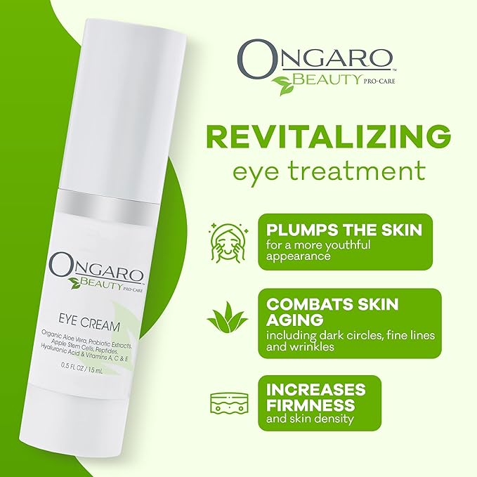 Eye Wrinkle Cream for Women - Organic Anti-Aging Dark Circles Under Eye Treatment - Under Eye Cream for Puffiness and Bags Under Eyes, Crow's Feet- Hyaluronic Acid, Vitamins A, C & E