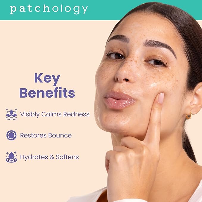 Patchology Skin Remedy Barrier-Boosting Sheet Mask – Single Use Face Mask with Ectoin, Ceramides & Probiotics – Hydrates, Protects & Nourishes – Suitable for Sensitive & All Skin Types