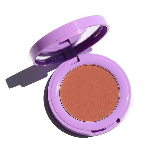 Half Caked In Bloom Powder Blush | vegan & cruelty-free, fragrance-free, highly pigmented, primer-infused | 3.8g (Liv On Sunday)