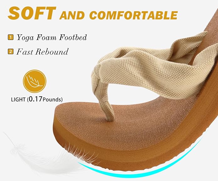 KuaiLu Womens Dressy Sandals Arch Support Yoga Mat Walking Cross Slides Ladies Slip on Orthotic Travel Outfits Slippers Cushion Comfortable