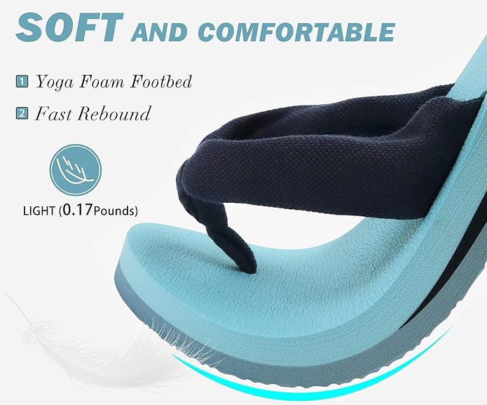 KuaiLu Womens Dressy Sandals Arch Support Yoga Mat Walking Cross Slides Ladies Slip on Orthotic Travel Outfits Slippers Cushion Comfortable