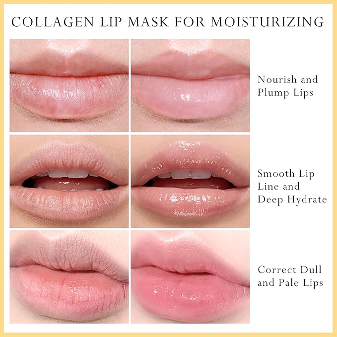 2Pc Jelly Lip Mask Overnight,Fruity Lemon Lip Sleeping Mask Day Night Repair Kawaii Lip Balm Hydrate Plump Dry Lip Scrubs Exfoliator,Lip Care Lip Moisturizer with Collagen-Lemon