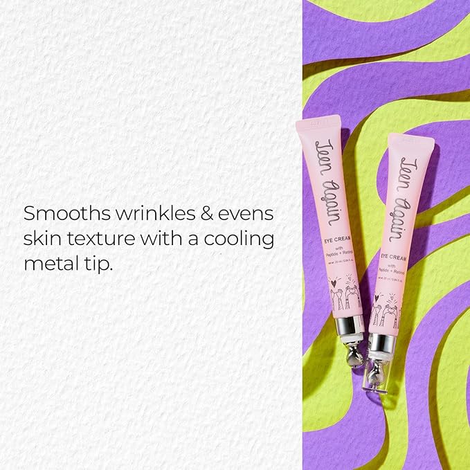 Look at Me Teen Again Eye Cream, Anti-Aging Line Smoothing Skin Care Treatment, Wrinkle Care, Cruelty Free, for Women and Men 0.84 fl. oz, 25ml