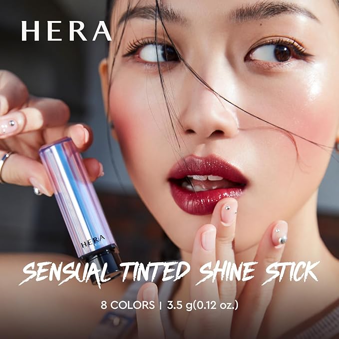 HERA Sensual Tinted Shine Stick 3.5g #430 TOO BEIGE | 12HR Long-lasting Lipstick, Sheer & Buildable Lip Tint Stain, Hydrating Formula with Vitamin E, Smooth Finish and Luxurious Korean Makeup