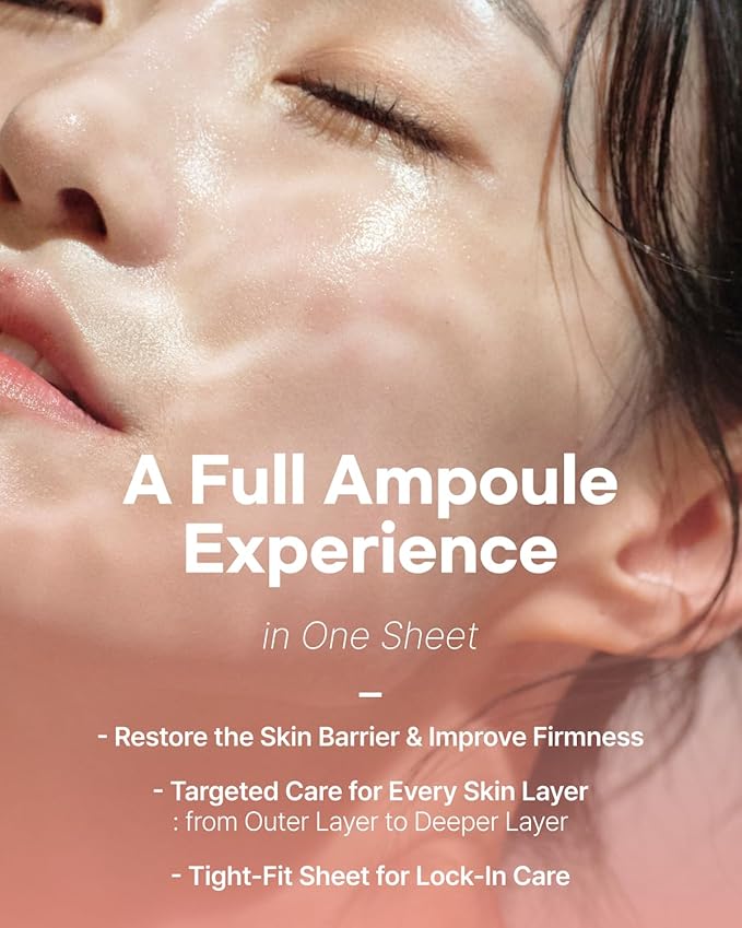 Mucin Collagen EGF Mask (Plant Mucin & 7 Collagen Complex) Hydrogel Sheet for Overnight Moisturizing Skincare, 5 Pack – Bestselling Korean Face Mask, Glass Skin Glow Up Essentials