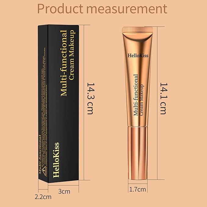 Liquid Highlighter Beauty Wand, Highlight Stick with Cushion Applicator for Easy Blending Long-lasting and Smooth Shimmer Finish Makeup Stick(#05 Pearl White)