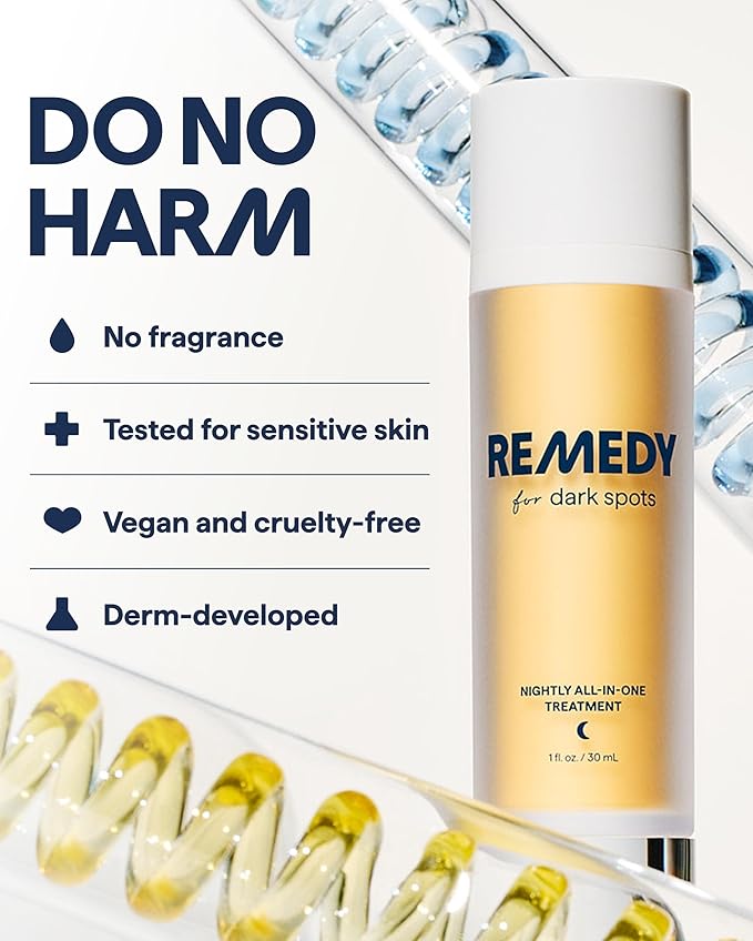 Remedy for Dark Spots – Discoloration Treatment For Face with Retinol, Glutathione, Niacinamide, Mandelic Acid, Kojic Acid and Tranexamic Acid – By Dermatologist Dr. Shah