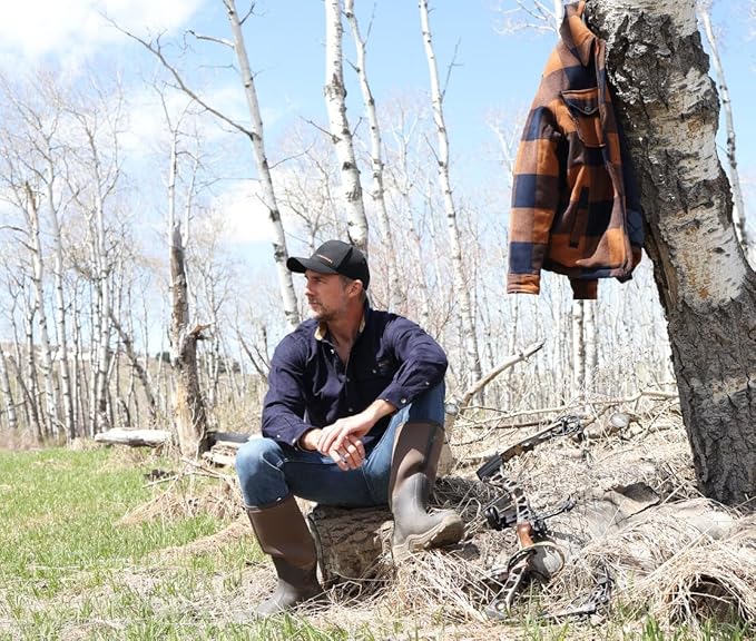 Legendary Whitetails Men's Flannel Shirt Long Sleeve Button Down 100% Cotton