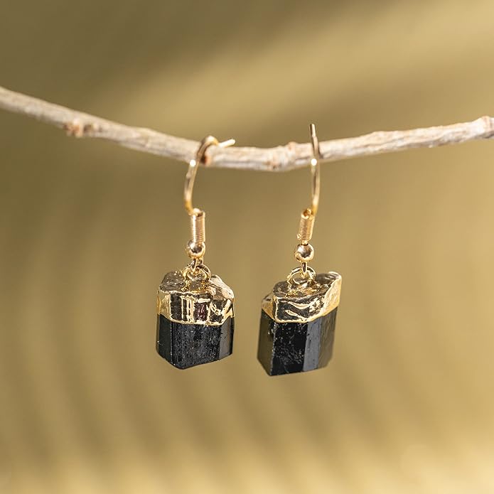 AYANA Healing Crystal Earrings for Women - Handmade Drop Earrings with Ethically Sourced Authentic Gemstones | Birthstone Jewelry for Women Trendy