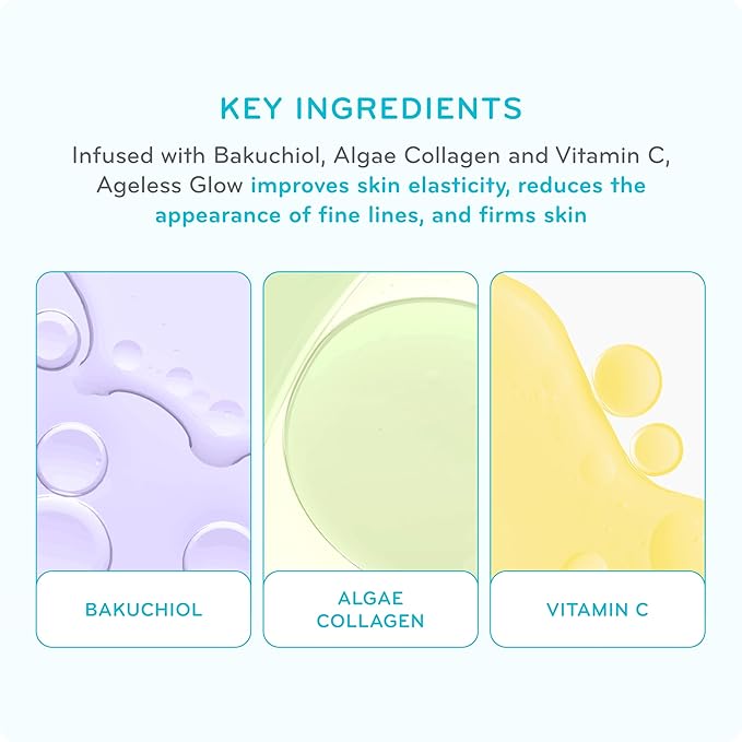 pūrlisse Ageless Glow Serum BB Cream SPF 40 - Glow BB Cream with SPF Enriched with Bakuchiol & Vitamin C to Help Improve Firmness & Reduce Wrinkles for Dewy Skin - Fair (1.4 oz)