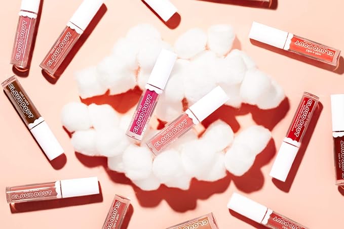 Liquid Lipstick By Wet n Wild Cloud Pout Marshmallow, Light Pink Cloud Chaser | Matte Lip Cream Mousse | Argan Oil | Vitamin E (Pack of 3)