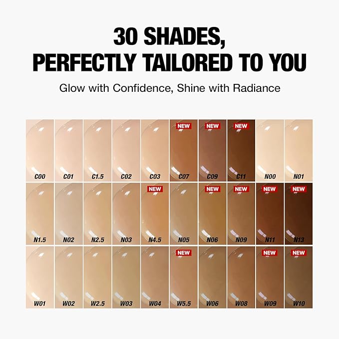 TFIT Radiance Fit Serum Foundation - Flawless Coverage, Dewy finish, Long-lasting Waterproof and sweatproof,Lightweight,Creamy Natural,1.05 Oz. (N13 Burnt, 1.05 Oz.)