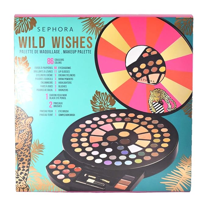 Sephora Collection Wild Wishes Limited Edition Holiday Makeup Palette 86 colors