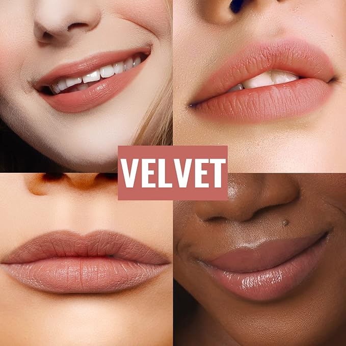 Oulac Nude Matte Lipstick for Women, Lipstick & Blush Duo, Peach Creamy Soft Satin Finish Lipsticks,Moisturising Formula,Rich Color Lightweight, Rose Oil,Vegan & Cruelty-Free| 3.6g (Y12