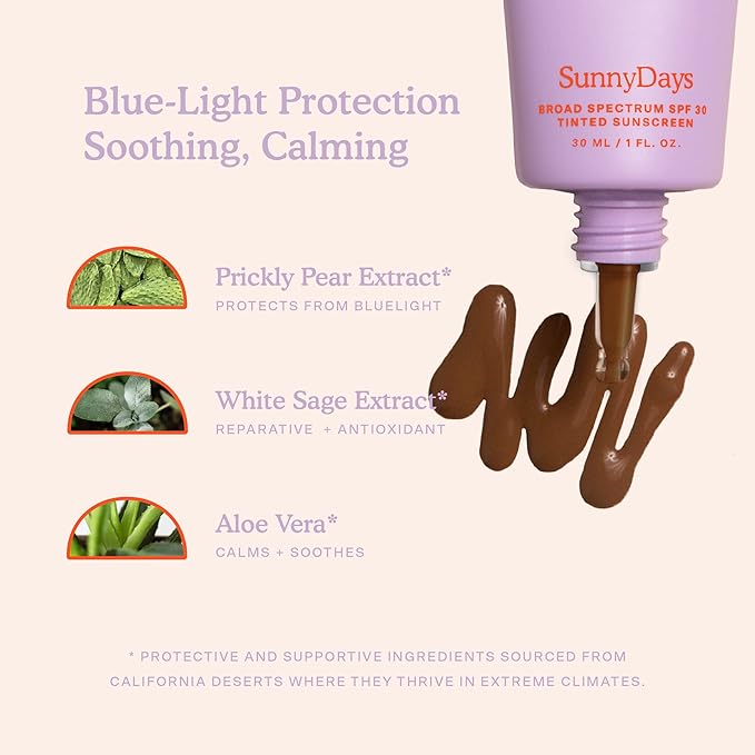 Tower 28 Beauty SunnyDays SPF 30 Tinted Mineral Sunscreen - For Sensitive Skin - 2-in-1 Facial Broad Spectrum UVA/UVB Protection + Foundation - Shade 60 THIRD ST, 1 Fl Oz