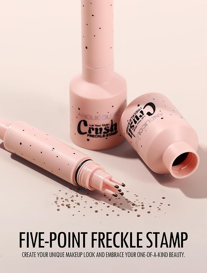 Freckle Pen, Freckle Stamp, Long Lasting, Waterproof, Smudge-proof, Transfer-proof, Easy Natural Sun-kissed Makeup, Suitable for All Skin Types, Vegan & Cruelty-Free (03#Deep, 1.5g)
