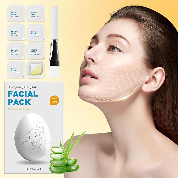 Zombie Facial Mask - Zombie Mask Skin Care, Zombie Wash Off Face Mask, Hydrating Skincare Face Mask For Smooth Skin Repair, Pore Tightening & Lifting Deep Cleansing Clay Mud Mask