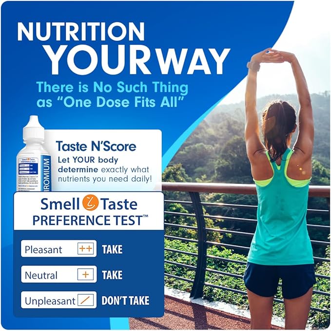 Taste N' Score Chromium Liquid Ionic Mineral Supplement; 100% Pure; 500 mcg; 118 Servings