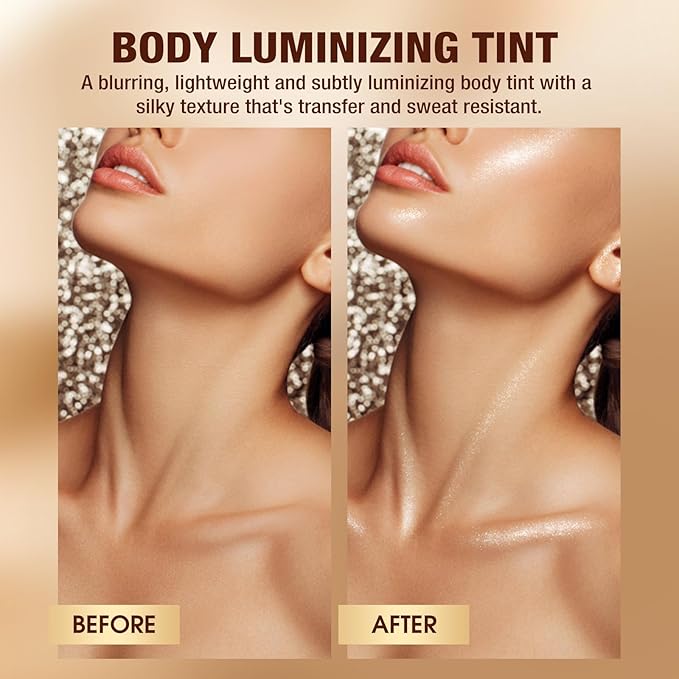 URQT Highly Pigmented Liquid Contour Highlighter - Built-in Sponge Tip Sculpted Complexion Wand Contour Non-Greasy Long Lasting Natural Weightless Buildable Highlighters Contour Contouring Bronzer (#01 ROSE QUARTZ)