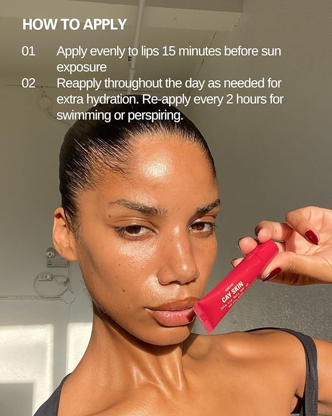 Cay Skin Isle Lip Balm SPF 30 – High Shine, Hydrating + Sheer Lip Gloss in Vanilla Brown Sugar Flavor – Formulated with Natural Ingredients for All Skin Tones – 3-Pack, Nude Ting