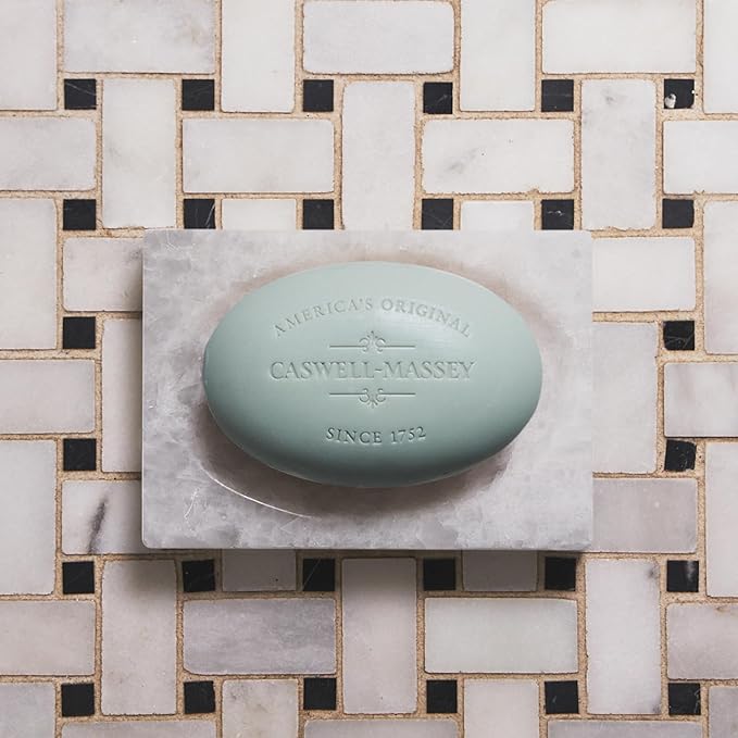 Caswell-Massey Jockey Club Natural Bar Soap for Men, Moisturizing Body Soap Bar for All Skin Types, Made with Essential Oils & Plant-Based Formula for Soft Skin, Made in USA, 5.8 oz