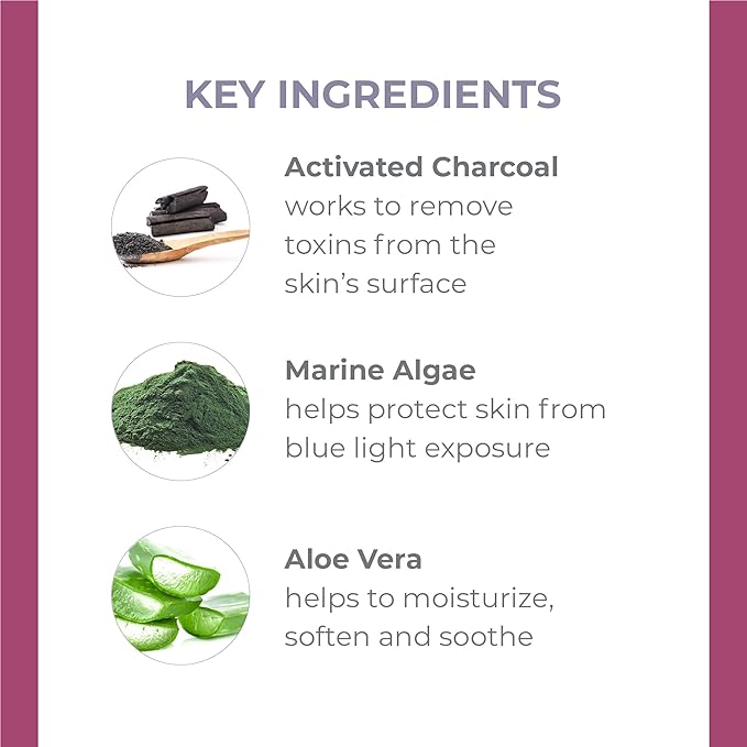 DERMA E Purifying Daily Facial Detox Scrub with Activated Charcoal and Seaweed Extract –Exfoliating Face Scrub Cleanses, Smooths and Brightens, 4oz