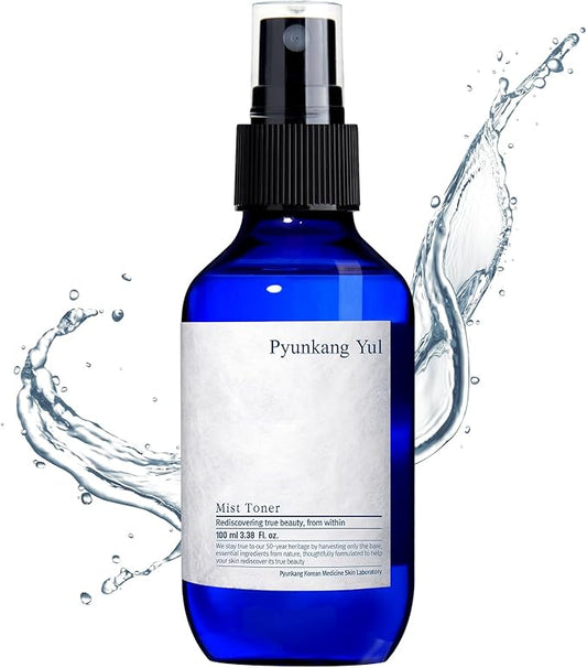 Pyunkang Yul Facial Mist Toner 3.4 Fl. Oz - Face Moisturizer Skin Care Korean Spray Toner for Oily and Combination Skin Types - Astringent for Face Certified as a Zero-Irritation - Watery Texture
