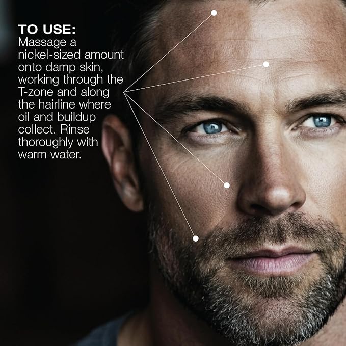 Juggernaut Men's Volcanic Sand Facial Scrub, Bergamot, Lavender and Ginger Root, 3.4 fl oz