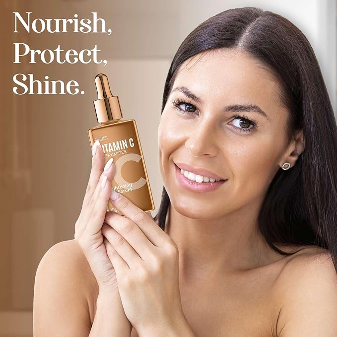 Vitamin C & Ceramides Serum - Anti-Aging, Hydrates & Repairs Skin, Smooths Complexion - Dermatologist Tested, Cruelty-Free Korean Skin Care for All Skin Types - 2 fl. oz