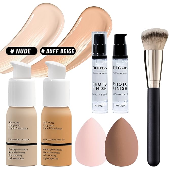 Makeup Set Kit for Women Full Kit, Makeup Present for Women Teen Girl, Eyeshadow Foundation Face Primer Brush 3 in 1 Palette Lip Gloss, Eyebrow Soap Mascara Eyeliner cosmetic bag