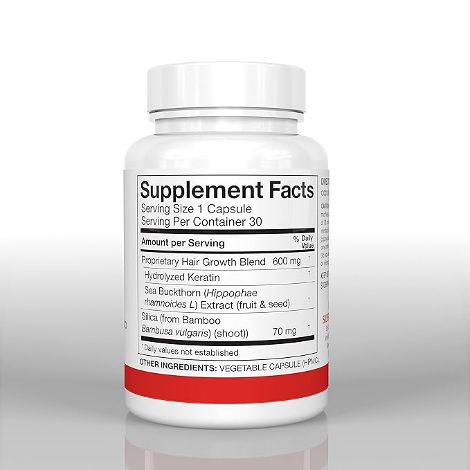 Silver Fern Hair Complex Hair Supplement for Promoting Healthy Hair - Each Bottle Contains 30 Days of Powder Supply - 2 Bottles