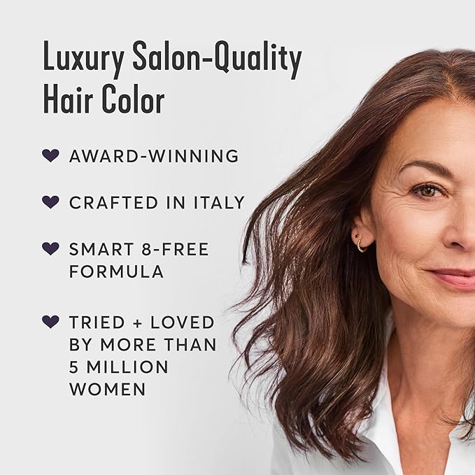 Madison Reed Radiant Hair Color Kit | 7NVA Light Smoky Brown (Veneto Brown) for 100% Gray Hair Coverage | Salon Quality Permanent Hair Dye | PPD-Free & Ammonia-Free | (Packaging May Vary) 1 Pack