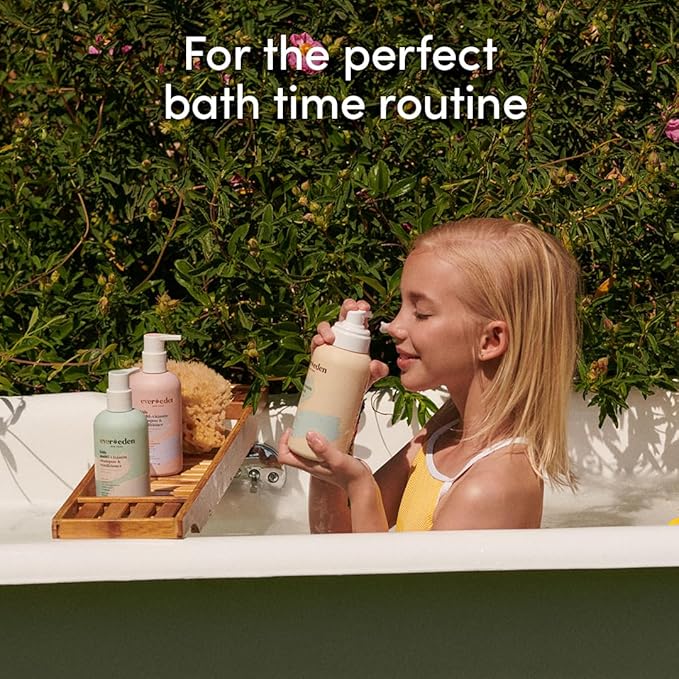 Evereden Kids Shampoo and Conditioner 2 in 1: Cool Peach, 8.5 fl oz. | Gentle Kids Skin Care | Non-toxic and Clean Ingredients