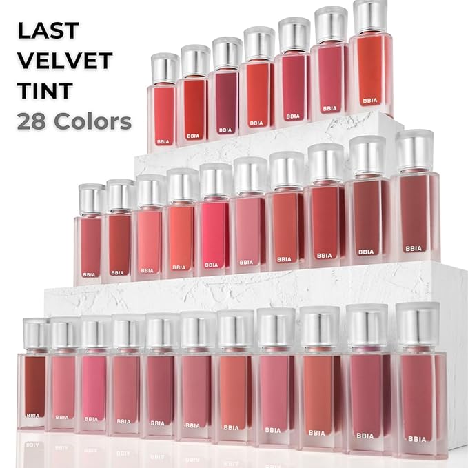 BBIA Last Velvet Tint MLBB Edition - Soft Creamy Matte Finish Lip Stain, Blur Effect & Velvety Texture, Long-Lasting, High Pigment, Non-Drying, Vegan, Korean Lip Makeup (V48 JOYFUL LIFE, Pack of 1)