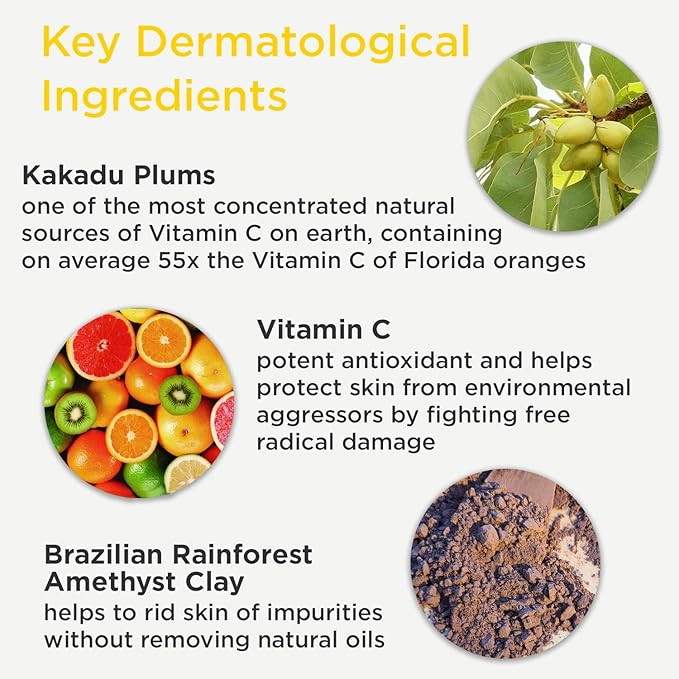 DERMAdoctor Kakadu C Amethyst Clay Detox Mask - 1.69 oz