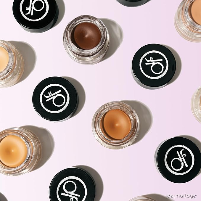 Waterproof Concealer Cream, Full Coverage Waterproof Makeup, Color Match Promise by Dermaflage, 6g/.2oz