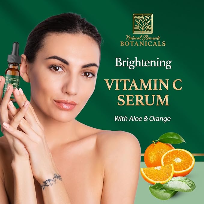 Vitamin C Serum | Super C Serum, Face Serum for Dark Spots, Fine Lines, Wrinkles & Dark Circle Remover | Vitamin E, & Hyaluronic Acid | Boost Collagen