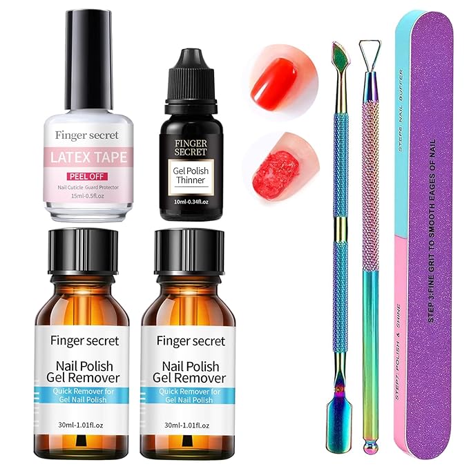 Gel Nail Polish Remover (1pcs, Gel Nail Polish Remover Set)