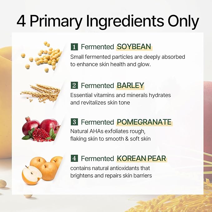 mixsoon Bean Essence 1.01 Fl.Oz. / 30ml (Pack of 1) Exfoliating Hydrating Korean Skin Care Hyaluronic Acid Serum Korean Glass Skin Care