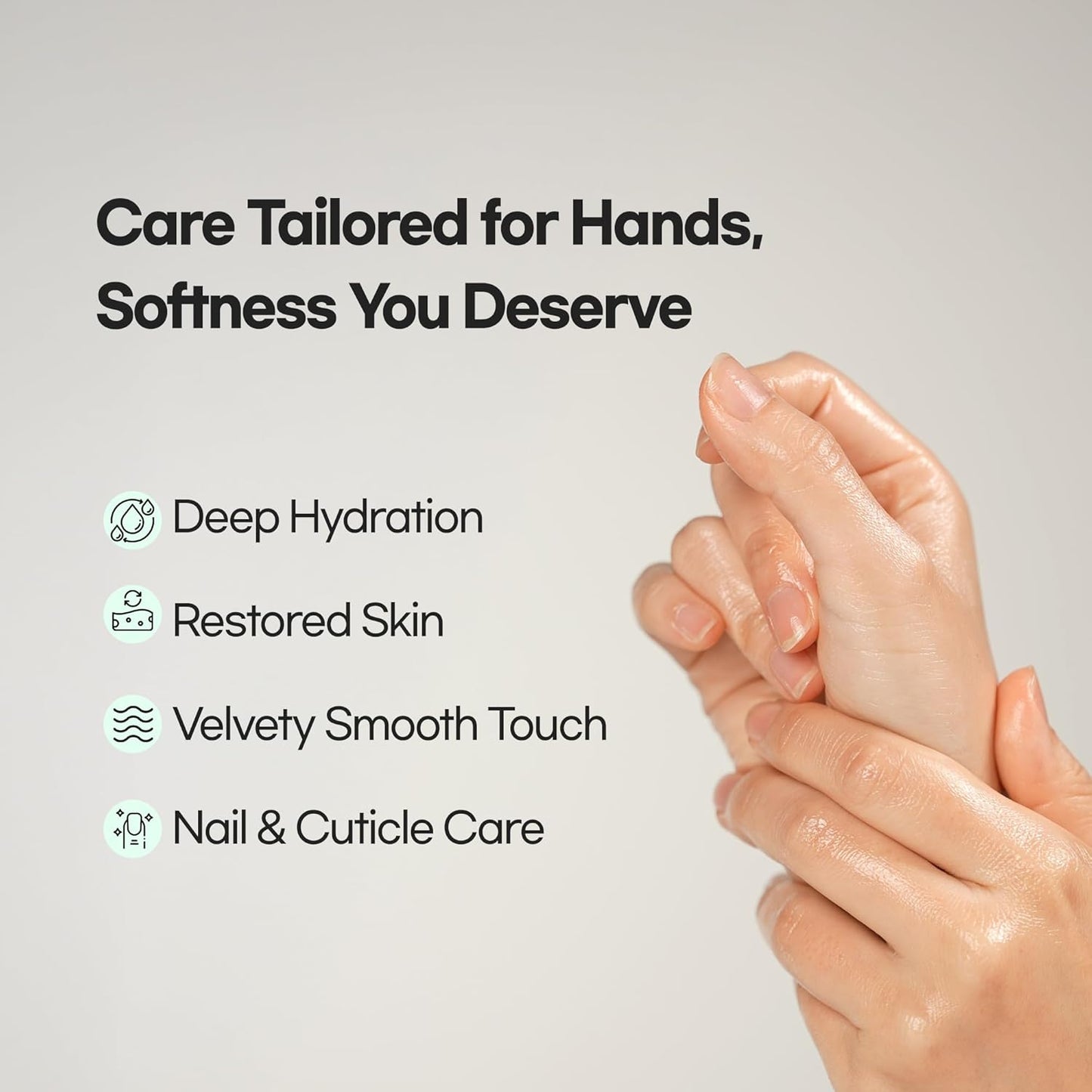 Epielle Nourishing Hand Masks 6 Pairs, Deep Moisturizing Gloves for Dry, Cracked Hands, Repair and Nourish with Hemp & Rosemary Extract, Korean Skin Care, Spa Set, Self Care Gifts for Women