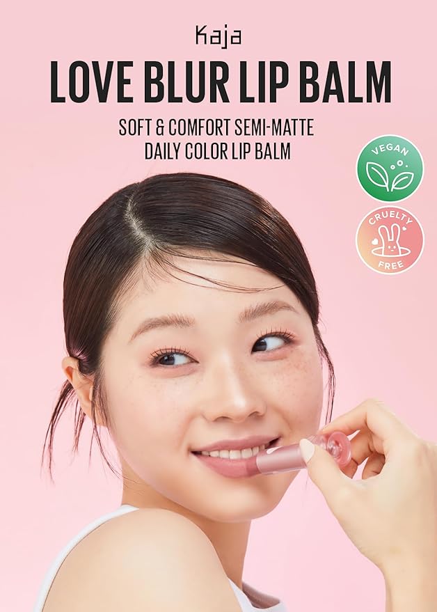Kaja Love Blur Lip Balm - 03 Tangy Love | Soft & Comfort Semi-Matte Blurring Daily Color Lip Balm | Shea Butter, Avocado Oil, Citrus Unshiu Peel Extract, Vitamin E Infused |4g / 0.14oz.