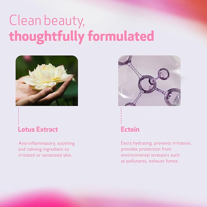 INDEED Labs Gentle AF Makeup Removing Foam Cleanser | Double Cleansing Formula Removes Makeup, Sebum, & Dirt | with Soothing Lotus Extract & Ectoin | Facial Cleanser for Sensitive Skin, (150 mL)