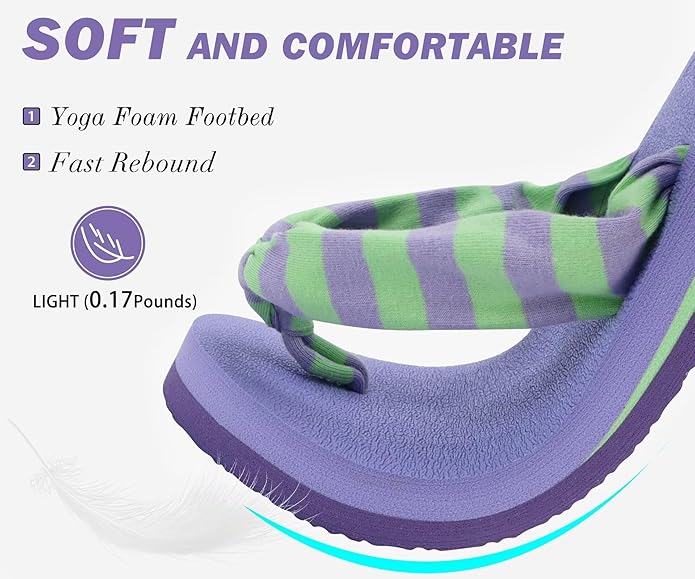 KuaiLu Womens Dressy Sandals Arch Support Yoga Mat Walking Cross Slides Ladies Slip on Orthotic Travel Outfits Slippers Cushion Comfortable
